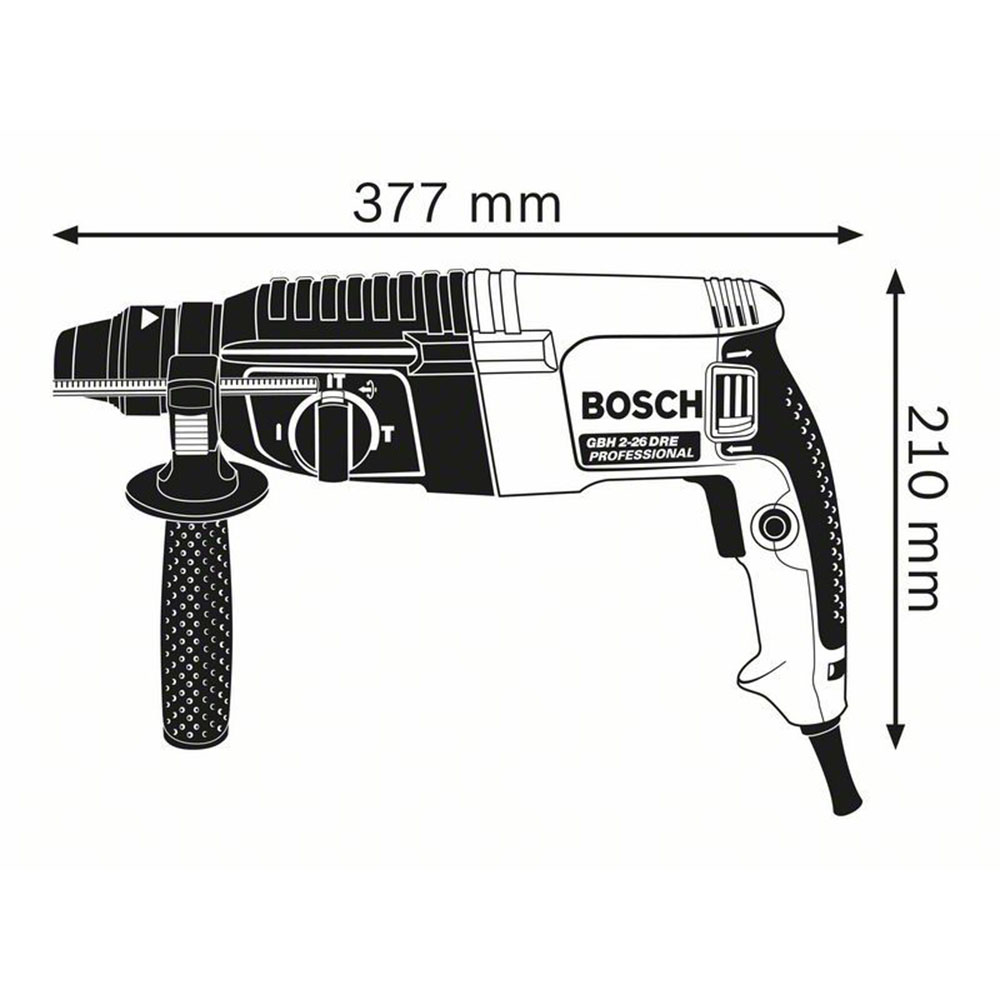 Perforateur Bosch SDS-plus GBH 2-26 en coffret