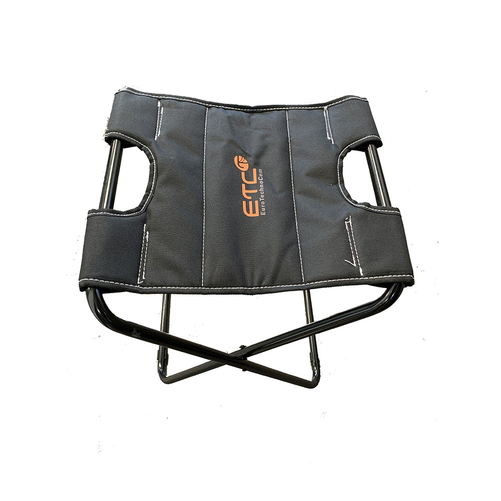 Tabouret pliable ETC black 31x36x49cm